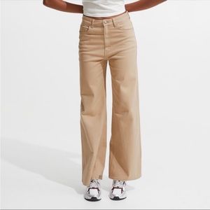 H&M Wide-leg Twill Pants